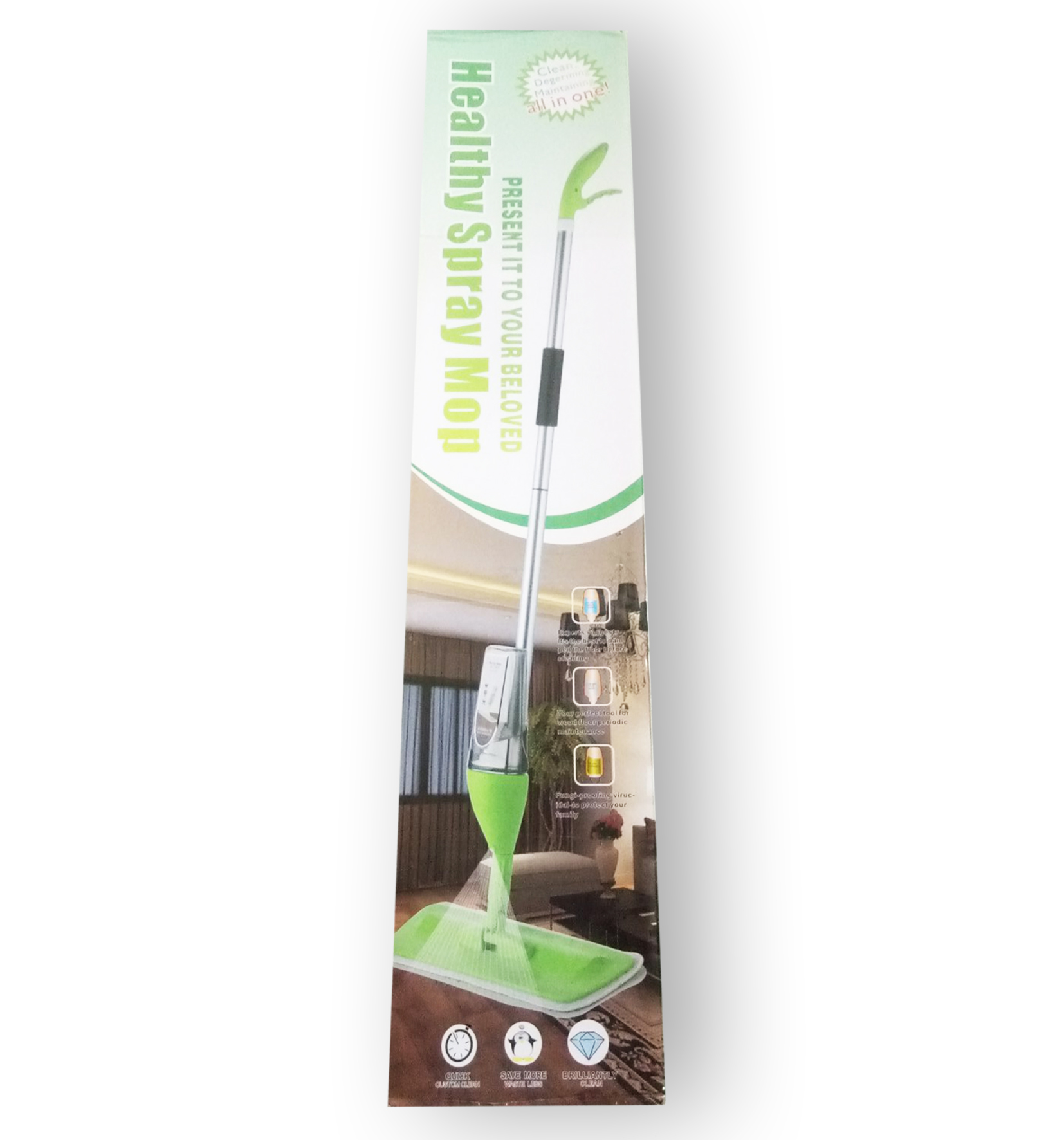 Healthy Spray Mop - Швабра для сухого та вологого прибирання (Спрей Моп)